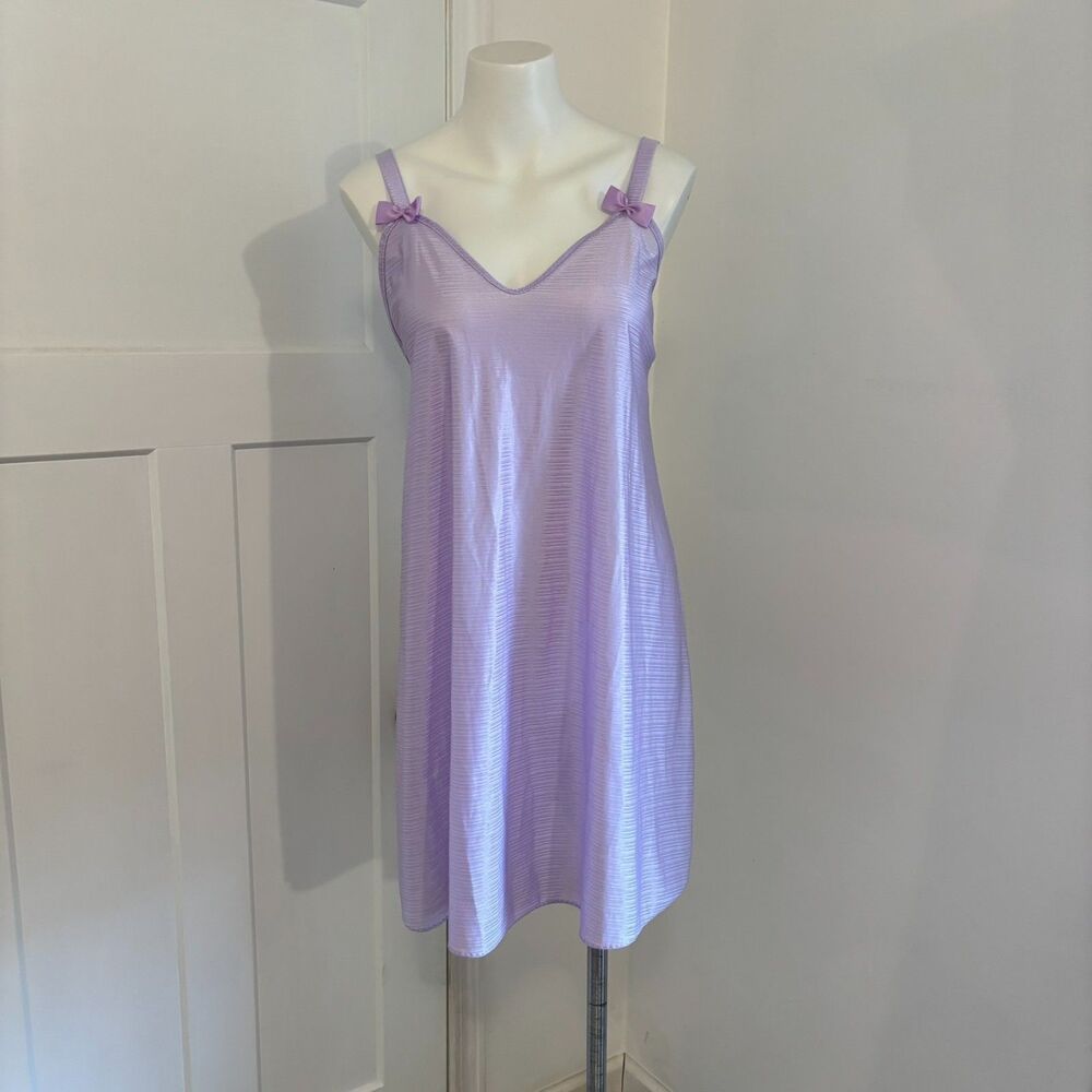 Petra Fashions size Medium Fairy Ethereal Coquette Light Purple Slip Dress